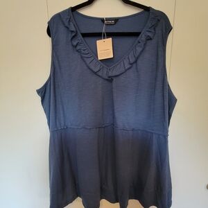 BloomChic Blue Women's  Sleeveless Top